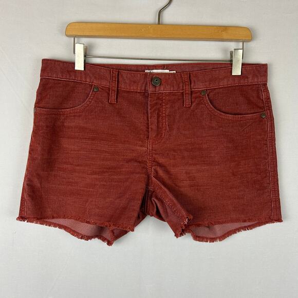 Carve Designs Pants - Carve Designs Oahu Relaxed Boyfriend 4" Inseam Burnt Orange Corduroy Shorts 6
